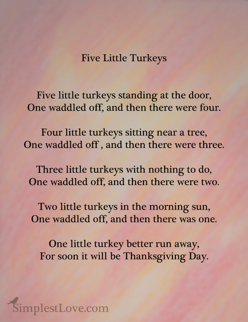 Five Little Turkeys