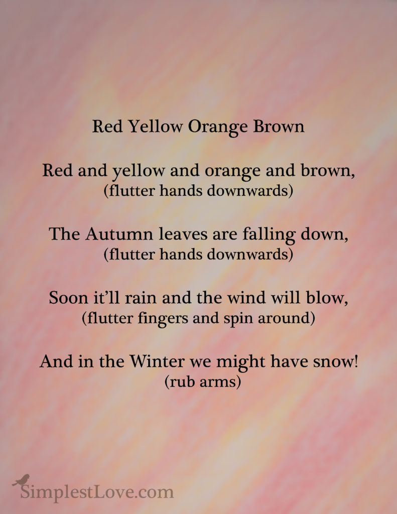 Red Yellow Orange Brown